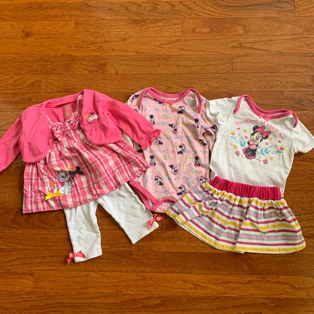 Baby girl Disney bundle 6-9 months